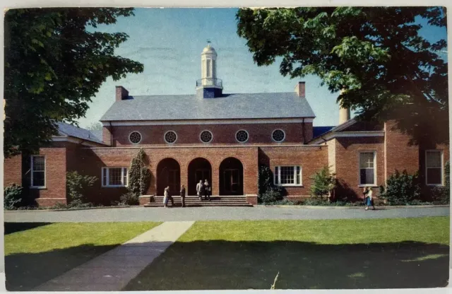 View College Campus center New Jersey NJ Princeton Photo Postcard 1965