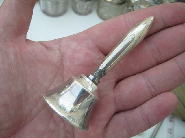 Birmingham 1951 Sterling Silver Hafted Table Bell / Service Bell