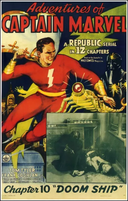 Adventures Of Captain Marvel  - Cliffhanger Movie Serial DVD Tom Tyler