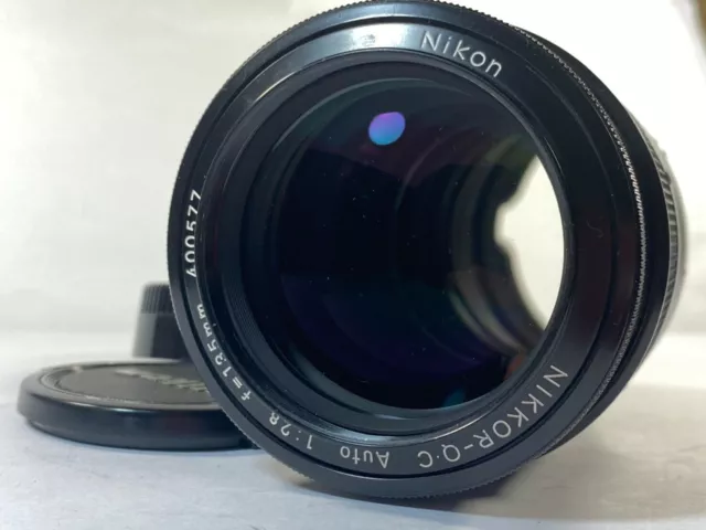 [ Mint ] Nikon Nikkor-Q.c QC Auto F/2.8 135mm Non Ai Objectif De Japon
