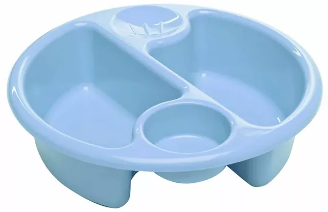 The Neat Nursery Baby Newborn Infant Bath Bathing Top n Tail Wash Bowl Blue