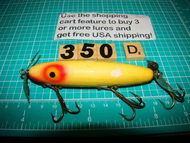 V0350 D GILMORE Wooden Jumper Surface Fishing Lure $9.95 - PicClick