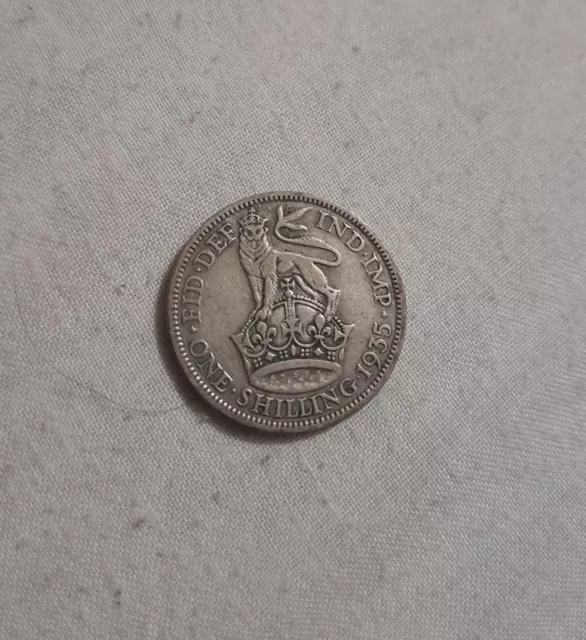 King George V One Shilling Coin 1935