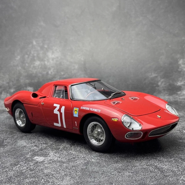 FERRARI 275 Gtb 3.3l V12 Team Scuderia Filipinetti №17 24h Le Mans 1968 Jacques Rey   Claude Haldi Red