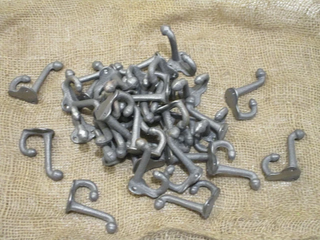 20 Cast Iron Coat Hooks Hat Hook Hall Tree Entry Way Tack Hooks Country Farm