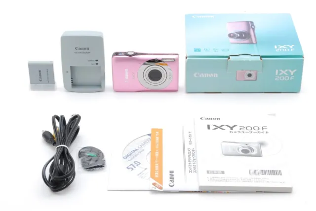 【TOP MINT】Canon IXY 200F PowerShot Digital Camera ELPH IXUS 105 Pink From Japan