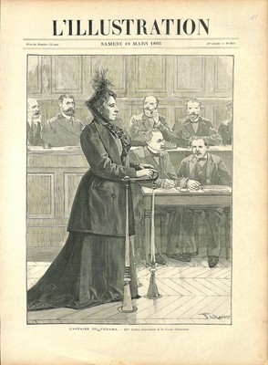 SCANDALE DU CANAL de Panama Madame Cottu Cour d'assises Paris SCANDALE DU CANAL de Panama Madame Cottu Cour d'assises Paris