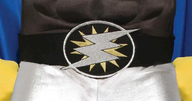 Be Your Own Hero Belt Superhero Fancy Dress Halloween Adult Costume Accessory