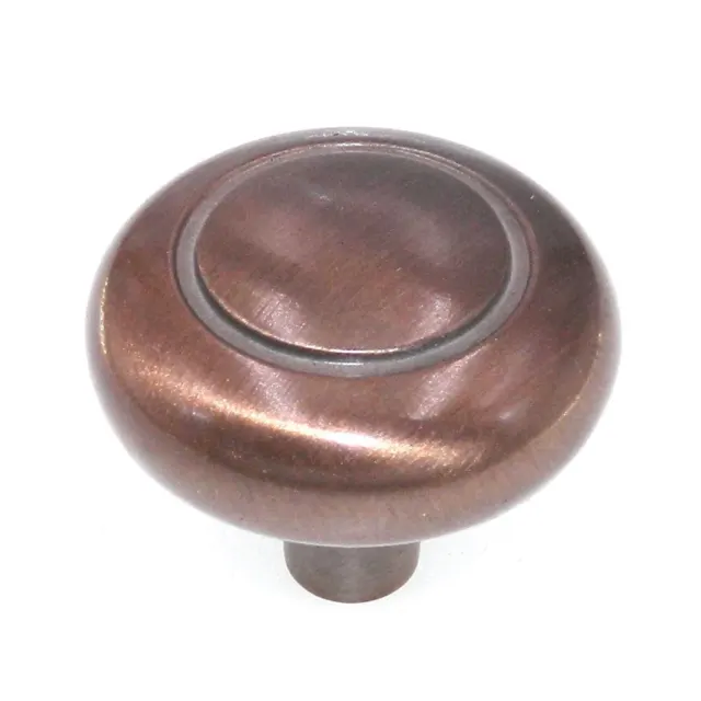 Hickory Hardware Eclipse Satin Bronze 1 1/4" Ringed Cabinet Knob P209-SBZ