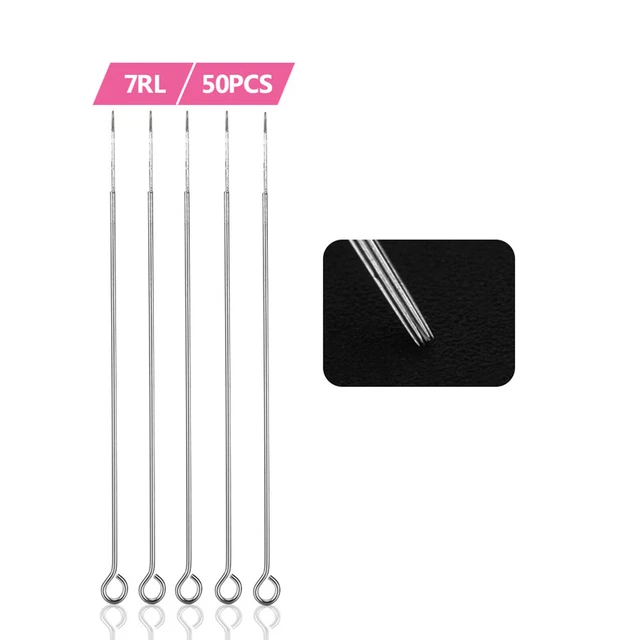 50pz 1207rl trucco permanente sterilizzato assortito monouso T6H3