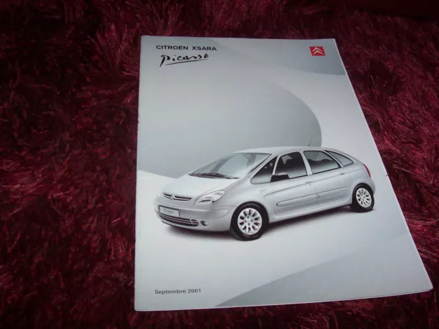 Catalogue / Brochure CITROEN Xsara Picasso 2001 //