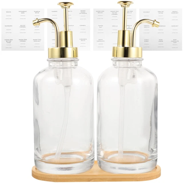 Set 6 Pompe Per Sciroppo Caffè - Dorate, Nere E Bianche, Per Bottiglie 750ml - Foto 7