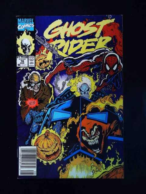 Ghost Rider #16 (2Nd Series) Marvel Comics 1991 Vf+ Newsstand