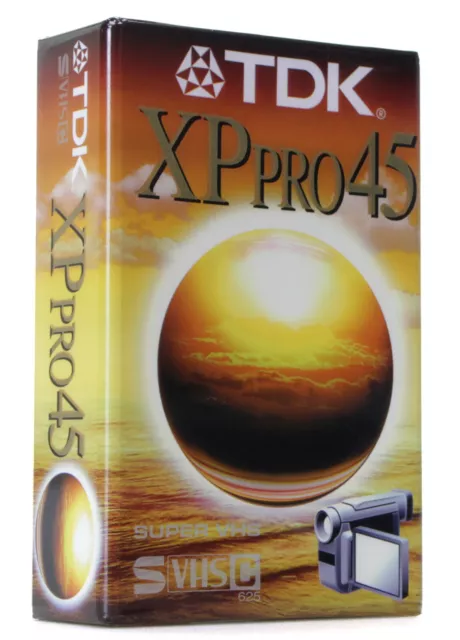 TDK XP PRO 45 Cassette pour caméscope VHS-C Neuf sous blister (Réf#N-114)