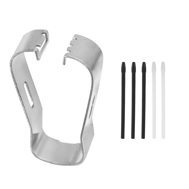10 Ricariche D1 Per Penna Elettromagnetica Bollpoint – Punta 0,5 Mm, Metallo, Con Pinzetta, Ultra Fine - 3
