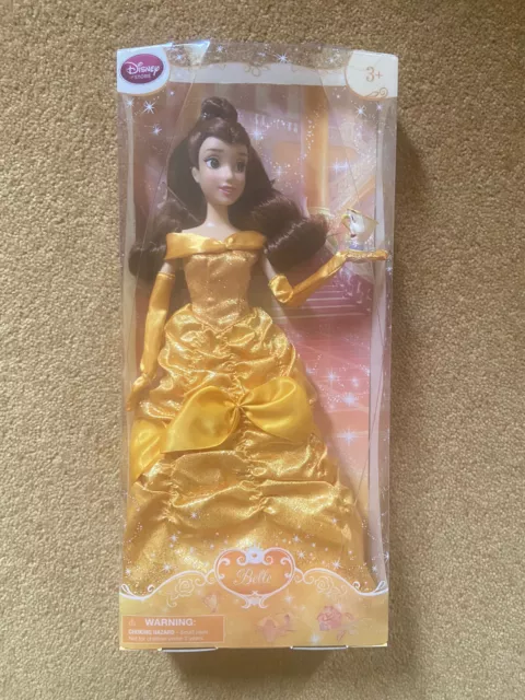 Disney Store Authentic  Beauty & The Beast Belle Classic Doll With Chip 2017 New