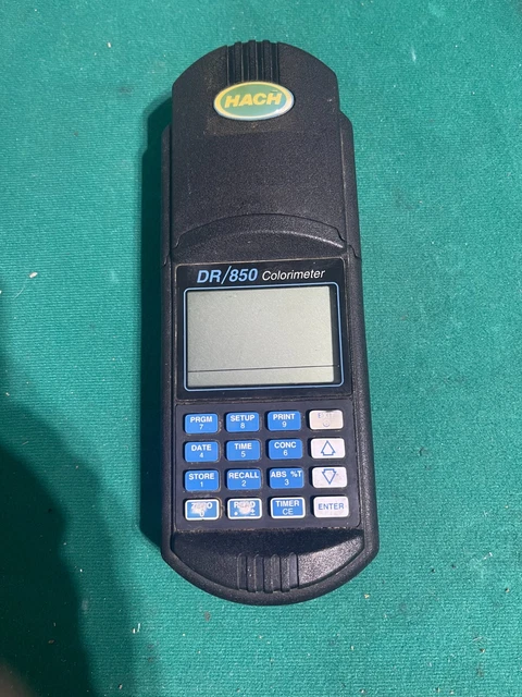 HACH DR/850 PORTABLE COLORIMETER ( For Parts or Repair ) $75.00 - PicClick