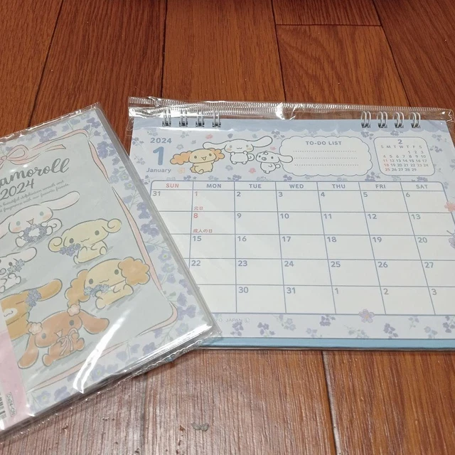 SANRIO CINNAMOROLL CINNAMON Schedule Book Calendar 2024 33.29 PicClick