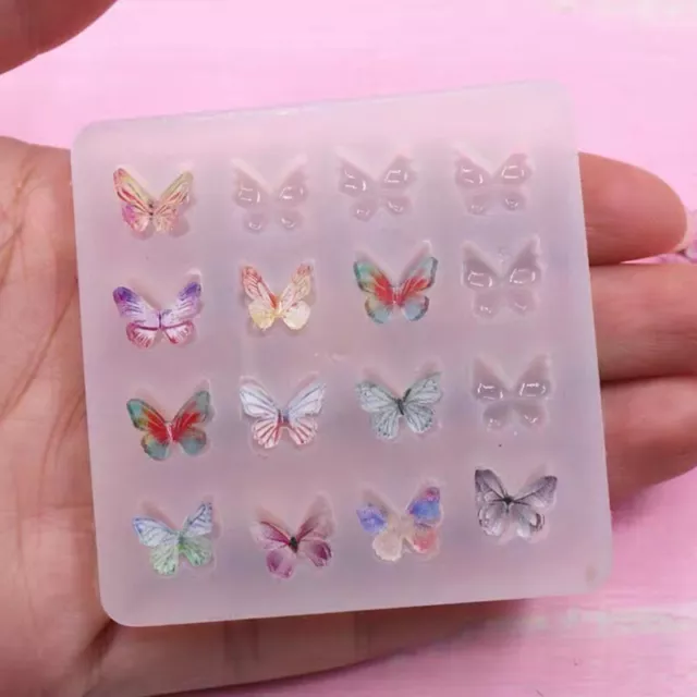 Butterfly Shape Epoxy Resin Molds Pendant Silcone Moulds For DIY Jewelry Mak-MF