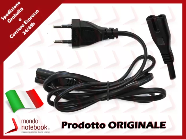 Cavo Corda Alimentazione Power Cord Presa Italiana Bipolare 2 Poli  Iec320 C7