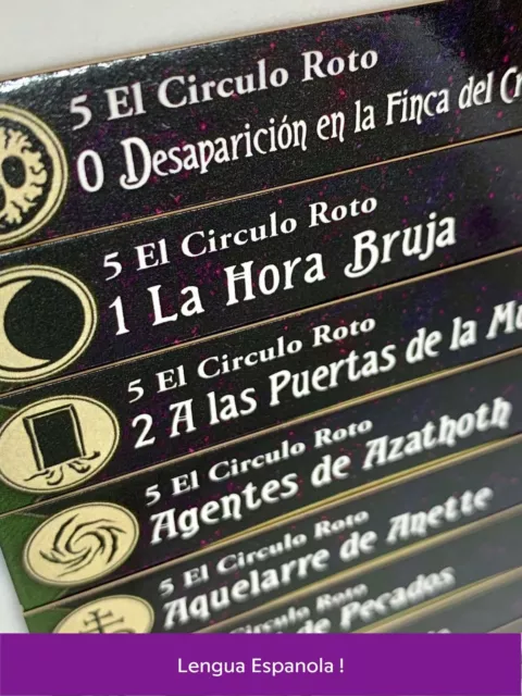 El Círculo Roto Arkham Horror El Juego de Cartas - Separadores - ¡Española!