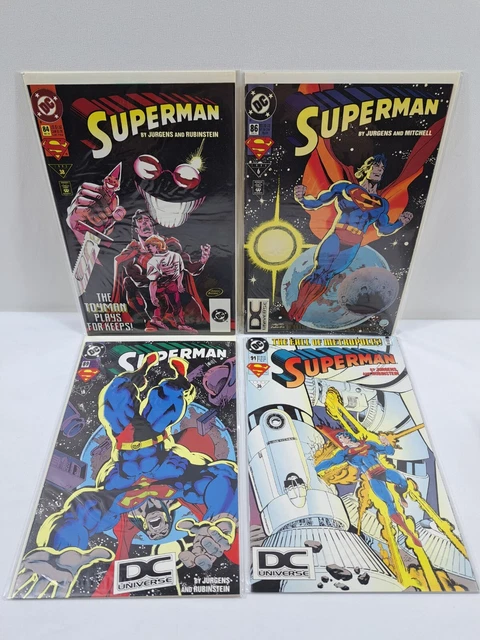DC Superman Comics Logo Variant Comic The Adventures Of Superman Mixed Lot Of 8