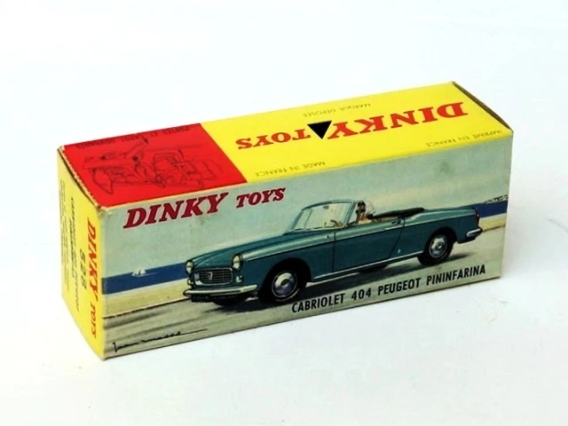 Boîte Vide Dinky Toys 1428 – Peugeot 304 – Emballage D'origine