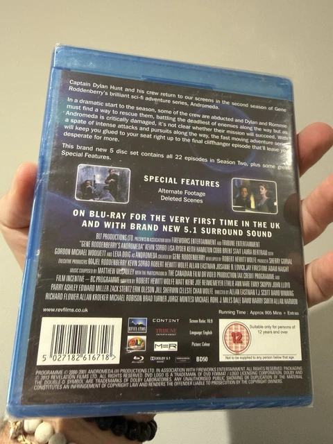 ANDROMEDA - COMPLETE Series 2 Blu-Ray Tv £8.00 - PicClick UK
