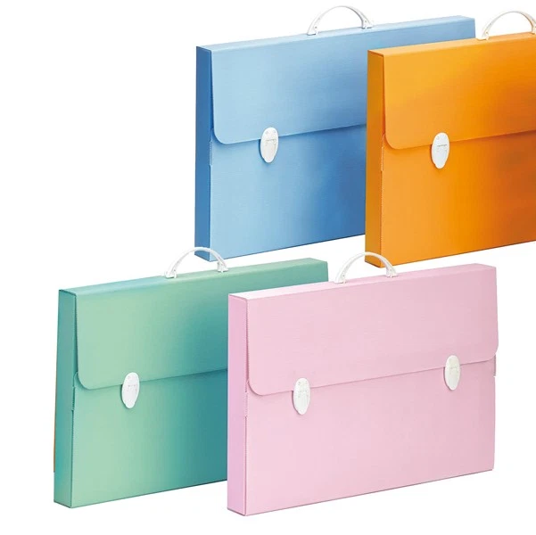 Valigetta Portadisegno Favorit Every Line - Arancio Pastello, 27x37,5x8 Cm Con Riga 60 Cm