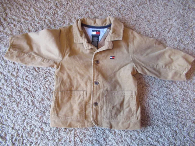 Baby Tommy Hilfiger 6-12 Months Boys beige corduroy sport Coat, blazer, Cute!