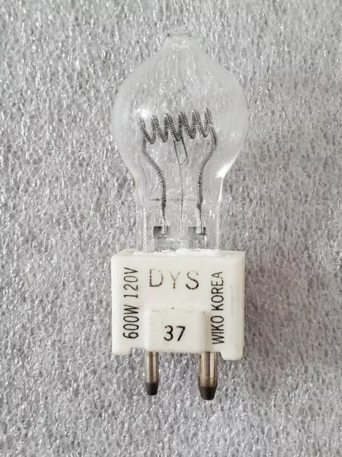 Bombilla de lámpara WIKO DYS 600W, 120V Corea (NUEVO DE LOTE ANTIGUO)