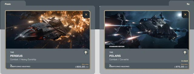 Star Citizen - RSI POLARIS LTI (Assurance à Vie) + Peinture QUASAR - Black Friday