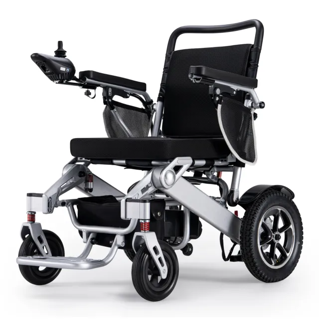 Intelligent Lightweight Foldable Electric Wheelchair All Terrain 25 Miles Range