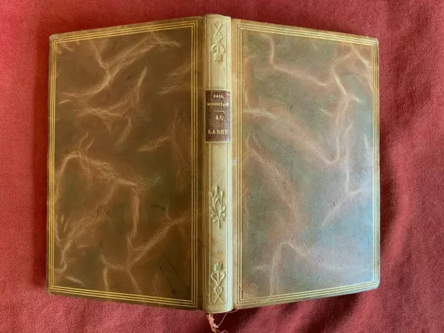 Rare / Eo  - Paul Bonnetain - Au Large - Relie - Litterature  - 1888