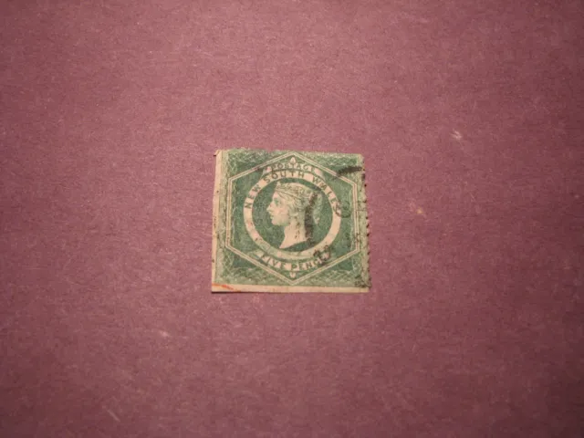 Australia New South Wales Stamp Scott# 38b  Queen Victoria 1860-63 C85