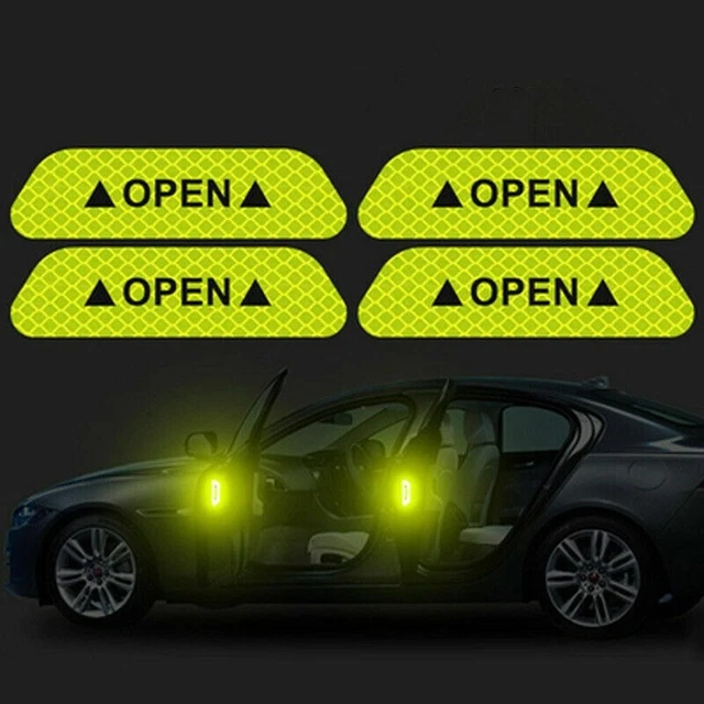 Tout Neuf Autocollants pour Voiture Sécurité Étiquette Porte Ouvrir