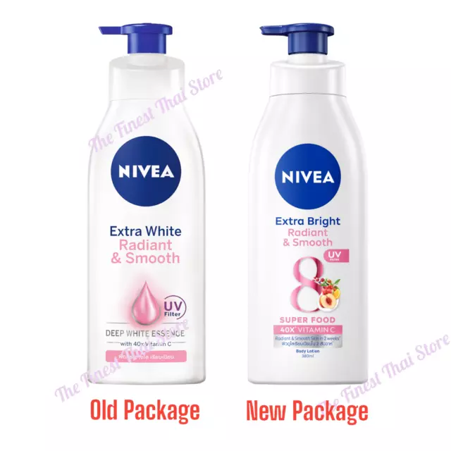 Nivea Extra White Radiant & Smooth Lotion Whitening 380ml pack of 2 bottles 2