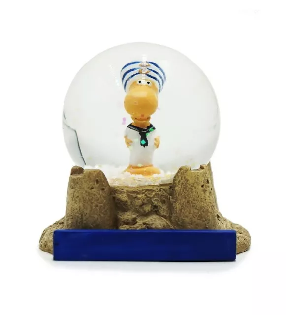Palla di Neve Lugworm Marinaio Mare Del Nord Mar Baltico Con Sandburg Snowglobe