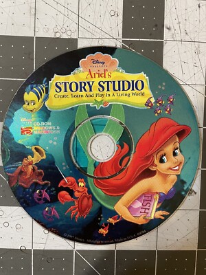 ARIEL'S STORY STUDIO Disney Interactive CD-ROM (Windows, Macintosh