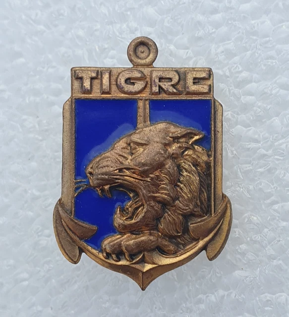 INSIGNE MARINE. LE MALIN. CONTRE TORPILLEUR. A AUGIS SB LYON