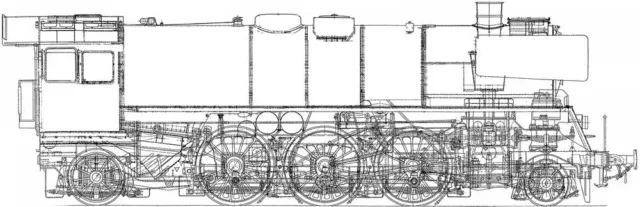 CD mit Musterzeichnungen zum Nachbau einer Lokomotive der Baureihe 23.10