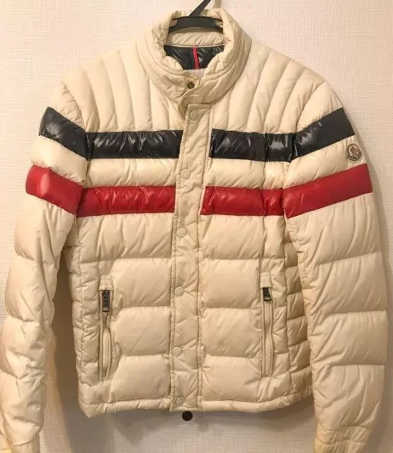 Moncler Down Jacket Size S Off-white Mens Down Jacket Casual From Japan Used