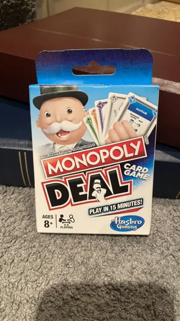 Monopoly Deal - Rare Shuffle Hard Red Case - Sealed ‘New Design’ Cards