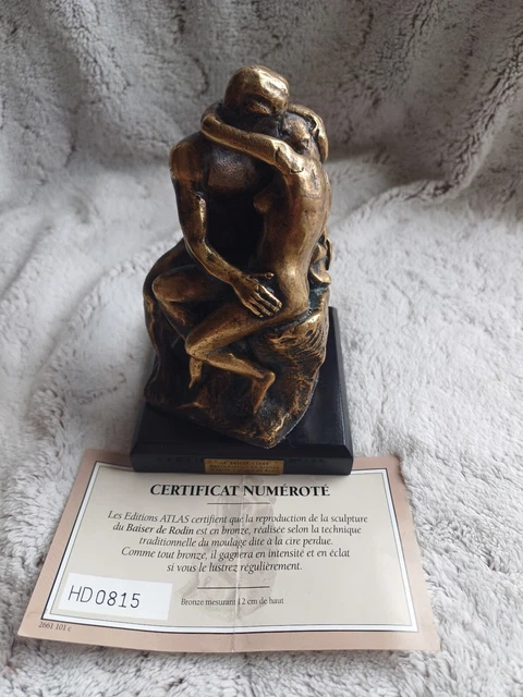 Statue en bronze le baiser de Rodin | Ma Cabane Vintage