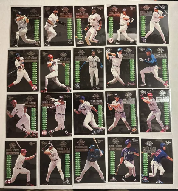 1998 Skybox Dugout Access Double Header Complete Set 1-20 Jeter/Griffey/Ripken