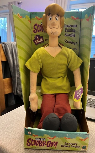 SCOOBY DOO CARTOON Network 2000 Talking Scaredy Cat Shaggy 15" Doll