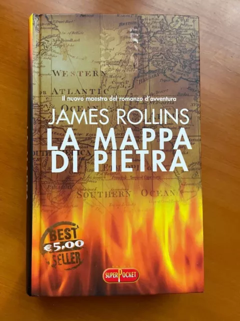 LA MAPPA DI PIETRA James ROLLINS SuperPocket libro romanzo book narrativa