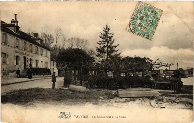 CPA Valvins - Le Restaurant et la Seine (519387)
