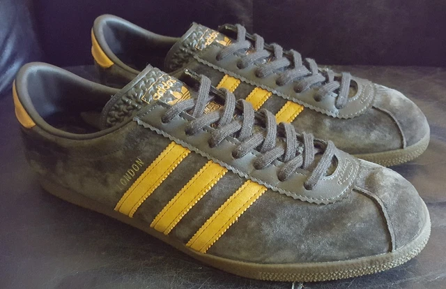 adidas gazelle silver green womens London 96 'Core Black' Sneakers main image 1
