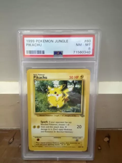  Pokemon Card - Pikachu 60/64 - Jungle - PSA 9 Mint